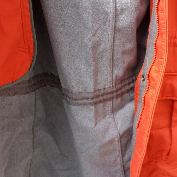 Todd Snyder + Gap Collab Mens Coat Hooded Parka Cadet Orange w/ Removeable Liner - Picture 14 of 16